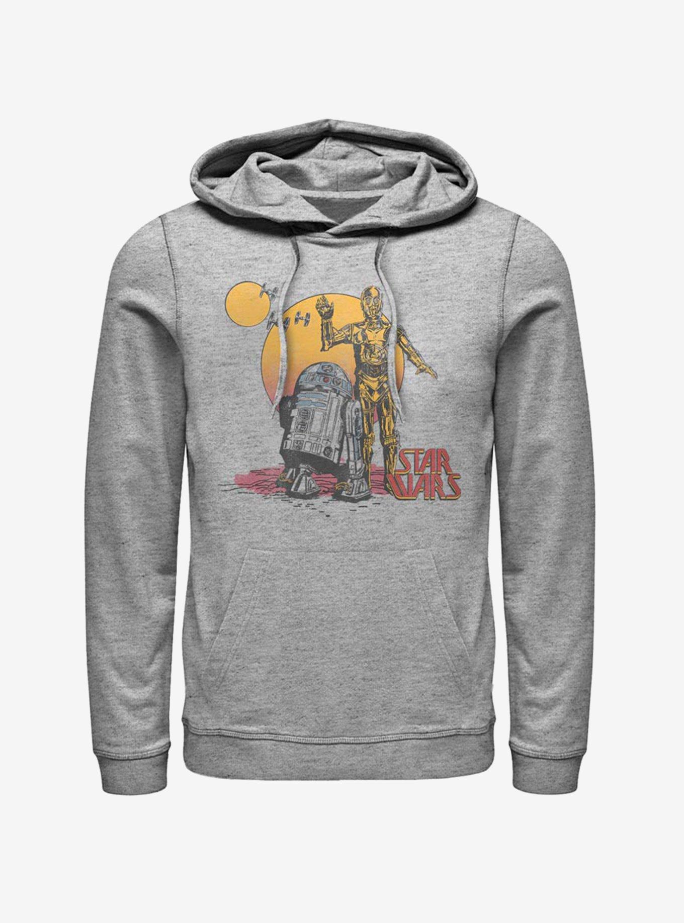 Star Wars Droid Sun Hoodie, ATH HTR, hi-res