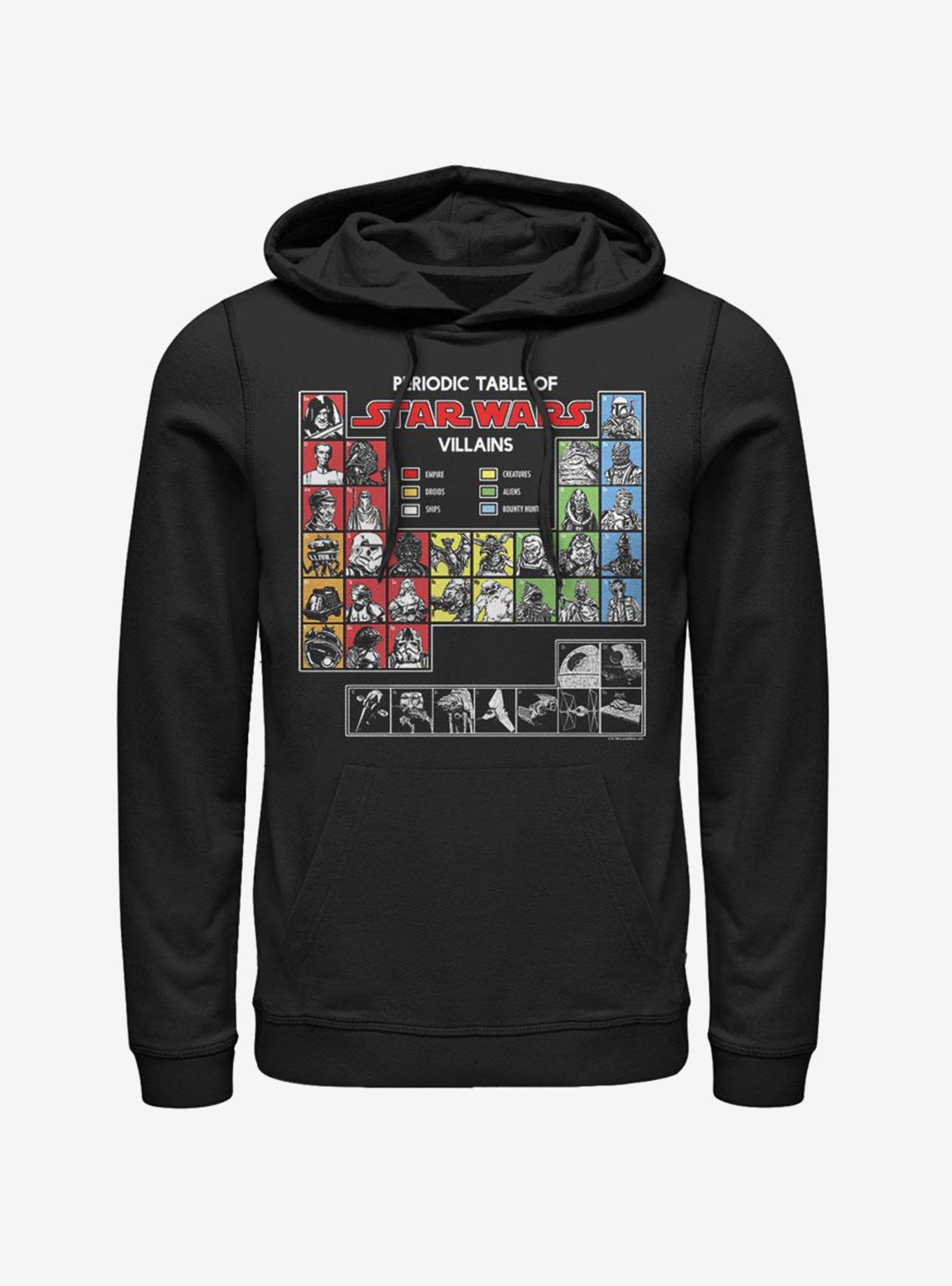 Star Wars elemental baddies Hoodie, , hi-res