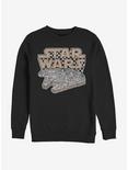 Star Wars Checker Falcon Sweatshirt, BLACK, hi-res