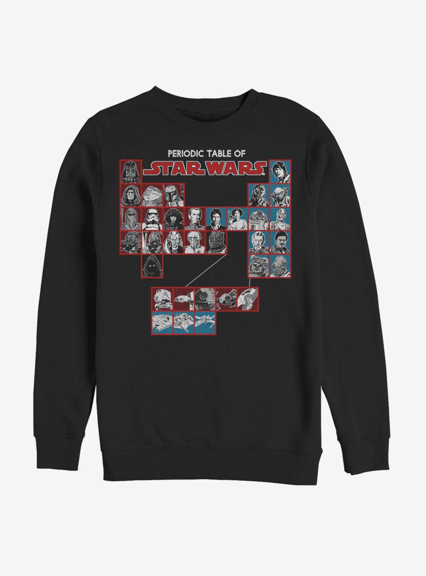 Star Wars Hero Chart Sweatshirt, BLACK, hi-res