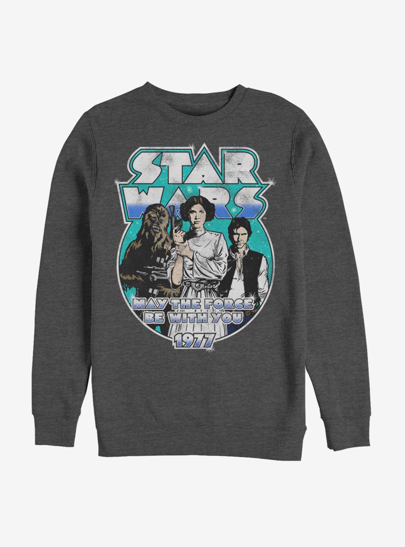 Star Wars Rebel Rock Sweatshirt, CHAR HTR, hi-res