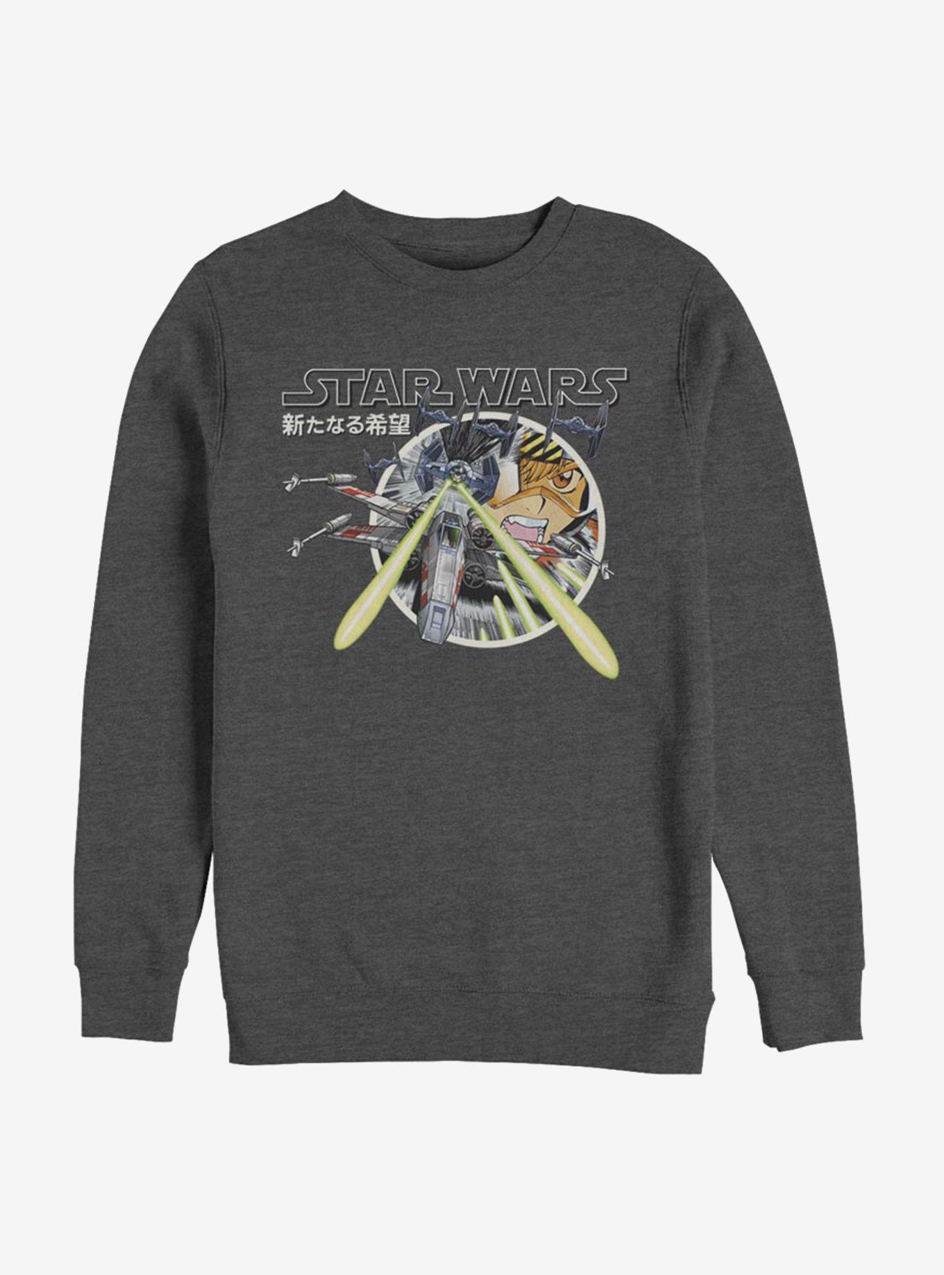 Star Wars Red Run Sweatshirt, CHAR HTR, hi-res