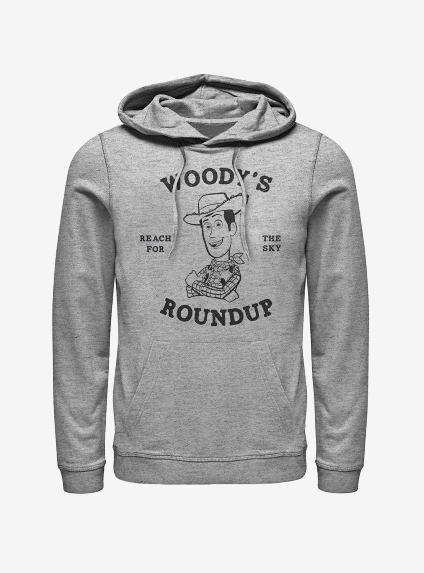 Disney Pixar Toy Story 4 Woodys' Roundup Hoodie, ATH HTR, hi-res