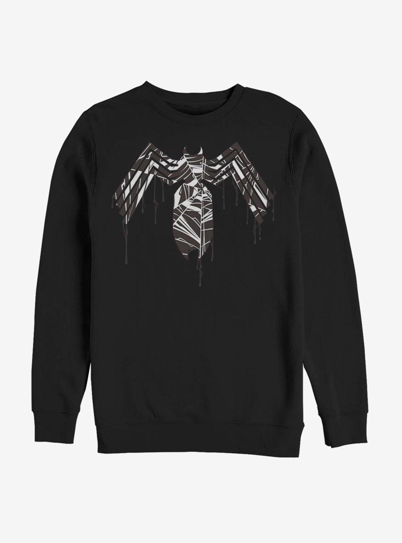 Marvel Venom Venom Dripping Logo Sweatshirt, BLACK, hi-res