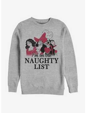 Disney Villains Naughty List Sweatshirt, , hi-res