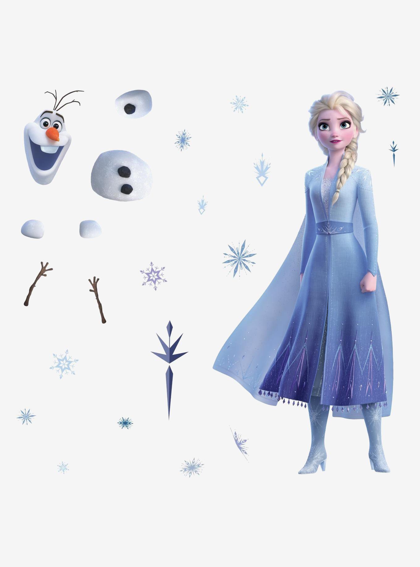 Disney Frozen 2 Elsa And Olaf Peel And Stick Giant Wall Decals, , hi-res