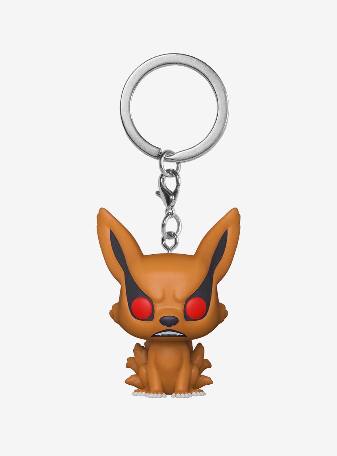 Funko Pocket Pop! Naruto Shippuden Kurama Vinyl Keychain - BoxLunch Exclusive, , hi-res