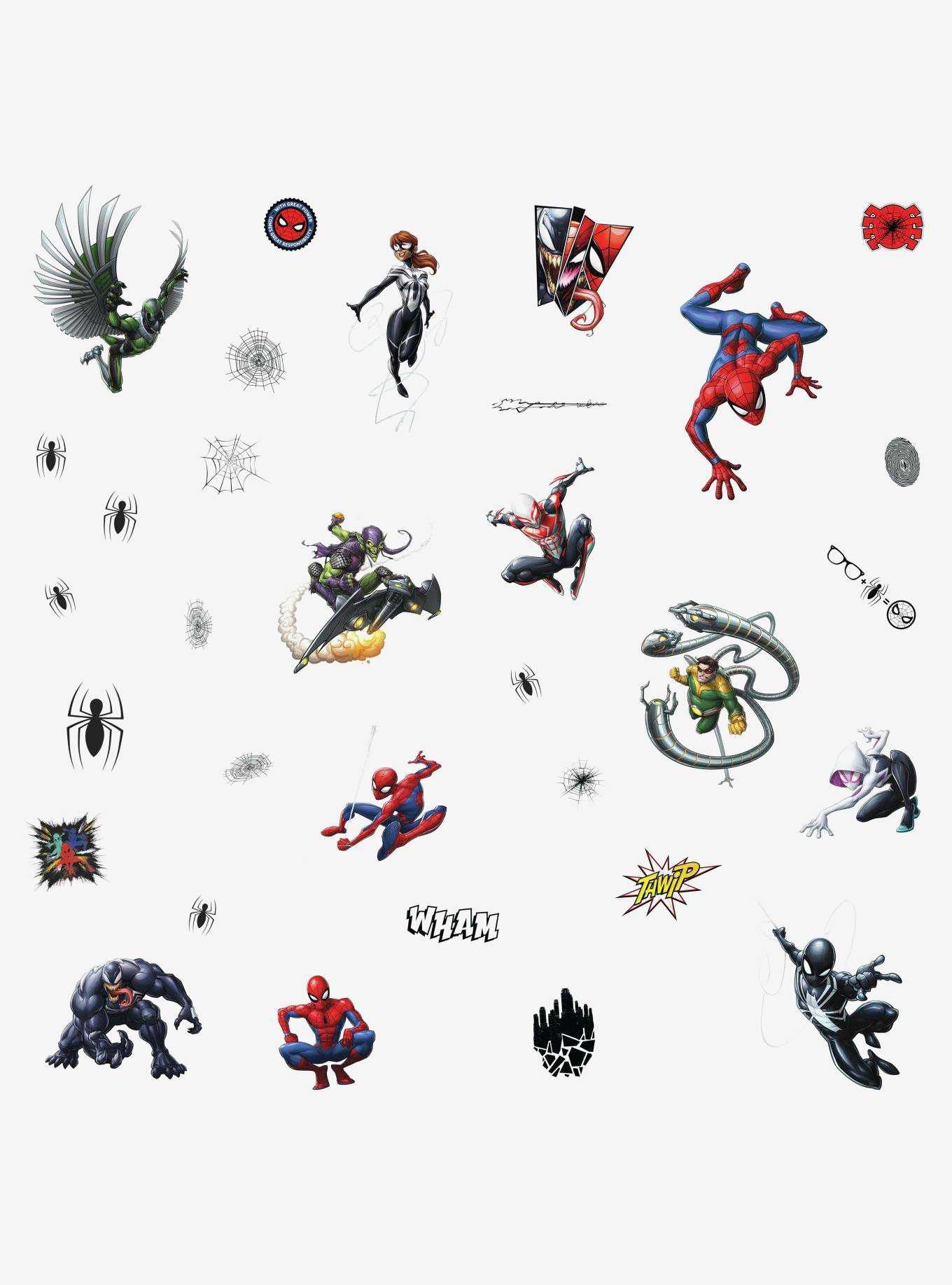 Marvel Spider-Man Favorite Characters Peel And Stick Wall Decals, , hi-res