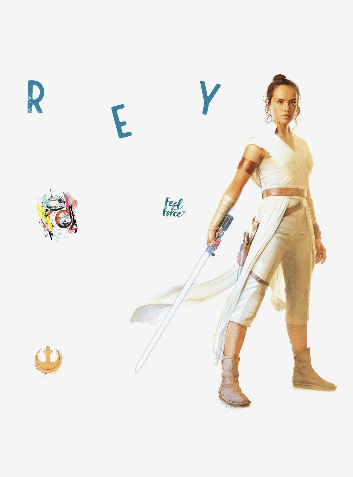Star Wars Episode IX Rey Peel And Stick Giant Wall Decals, , hi-res