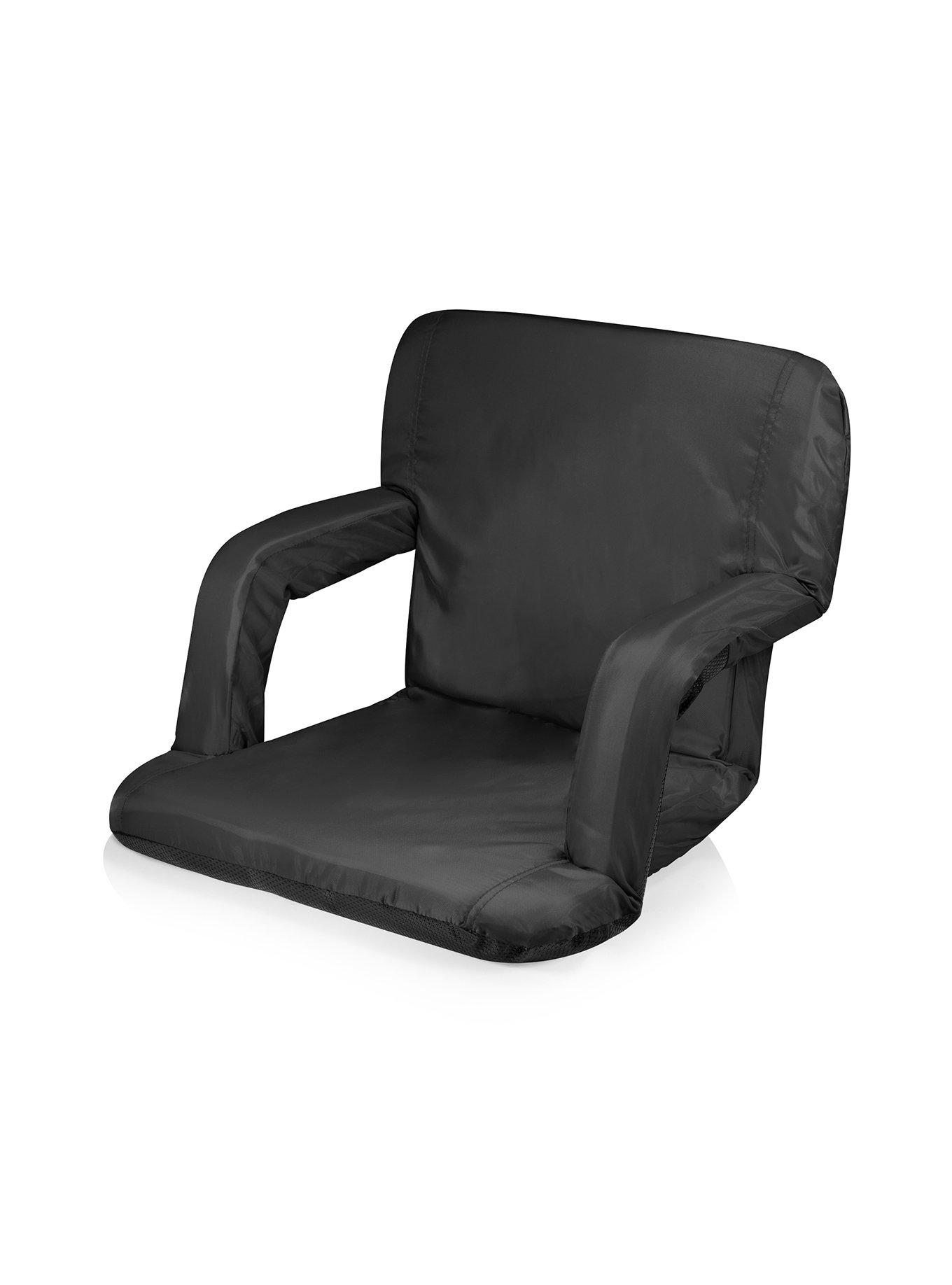 Ventura Portable Black Reclining Stadium Seat, , hi-res