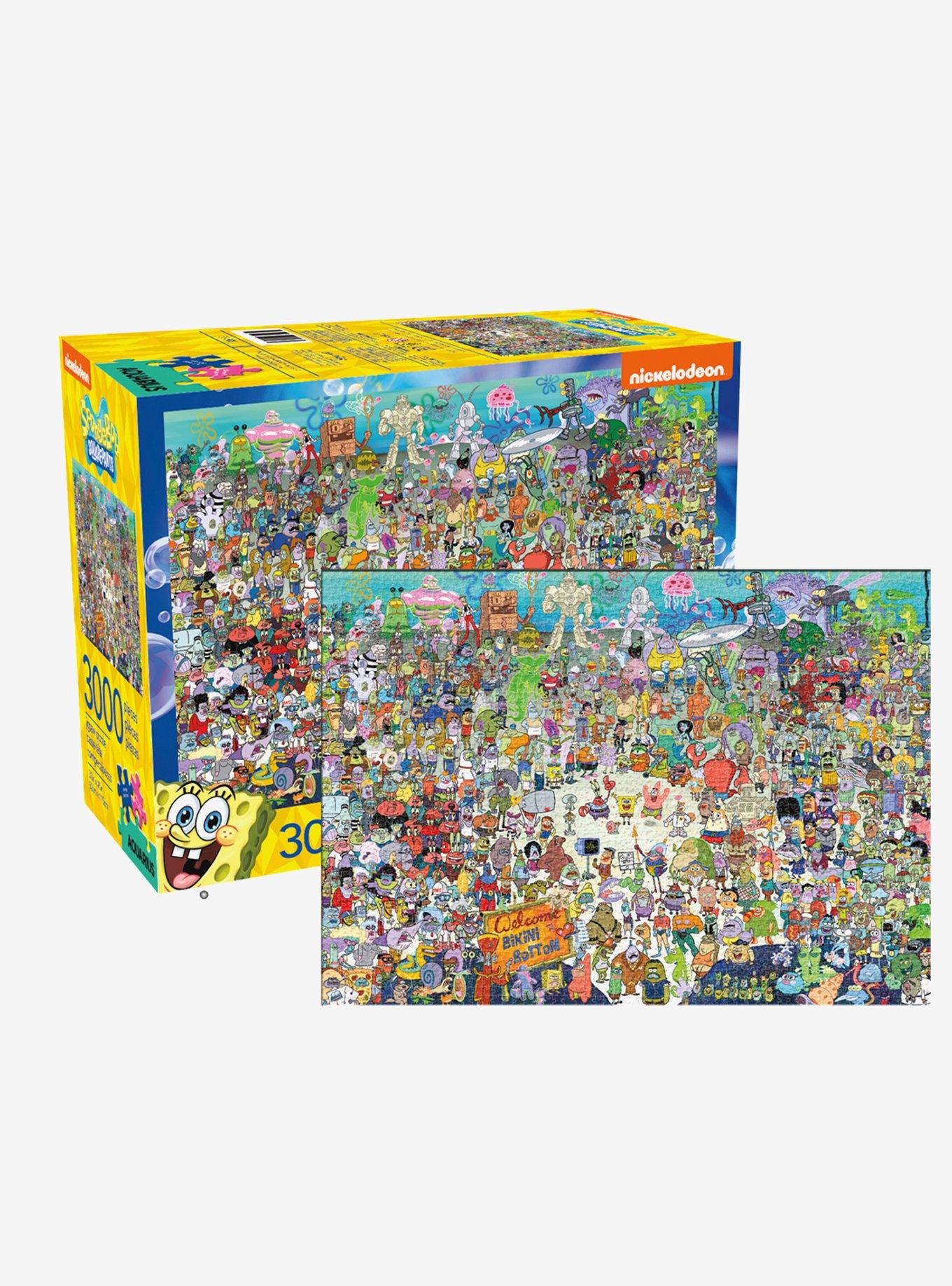 SpongeBob SquarePants Bikini Bottom Citizens 3000-Piece Puzzle, , hi-res