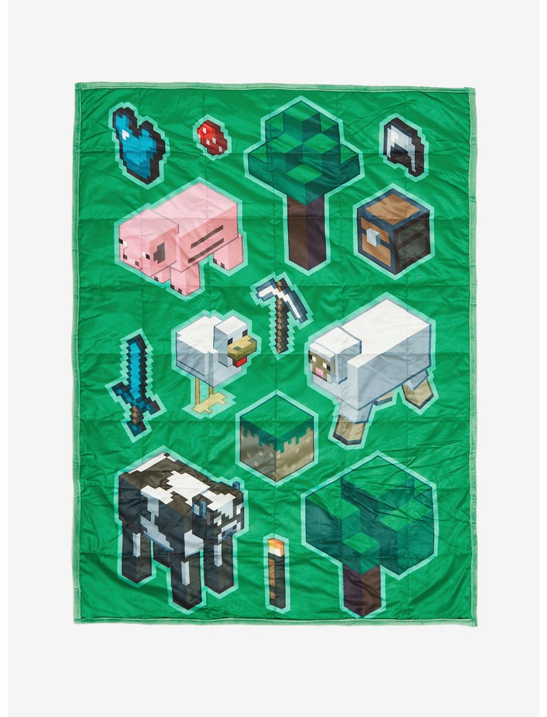 Minecraft Icons Child Weighted Blanket, , hi-res