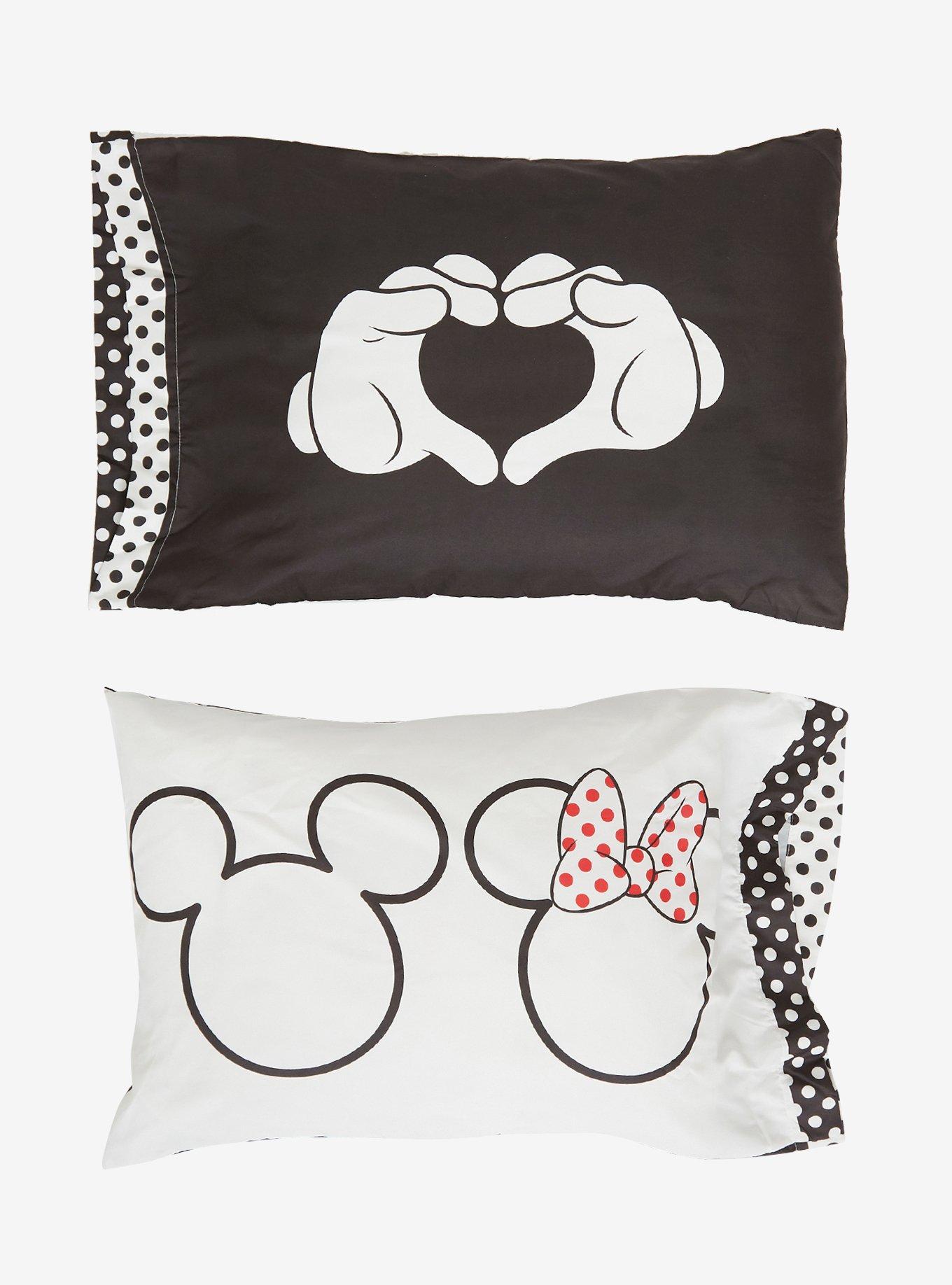 Disney Mickey Mouse Minnie Mouse Pillowcase Set, , hi-res