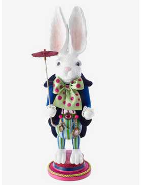 Disney Alice In Wonderland White Rabbit Nutcracker, , hi-res