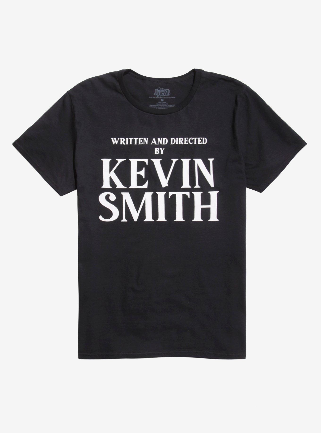 Jay And Silent Bob Written & Directed By Kevin Smith T-Shirt, BLACK, hi-res