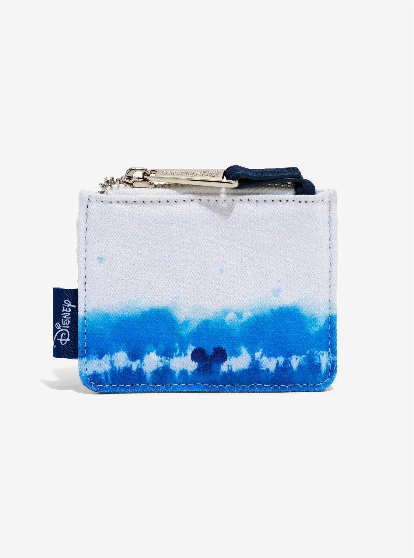Loungefly Disney Mickey Mouse Dip-Dye Canvas Cardholder - BoxLunch Exclusive, , hi-res