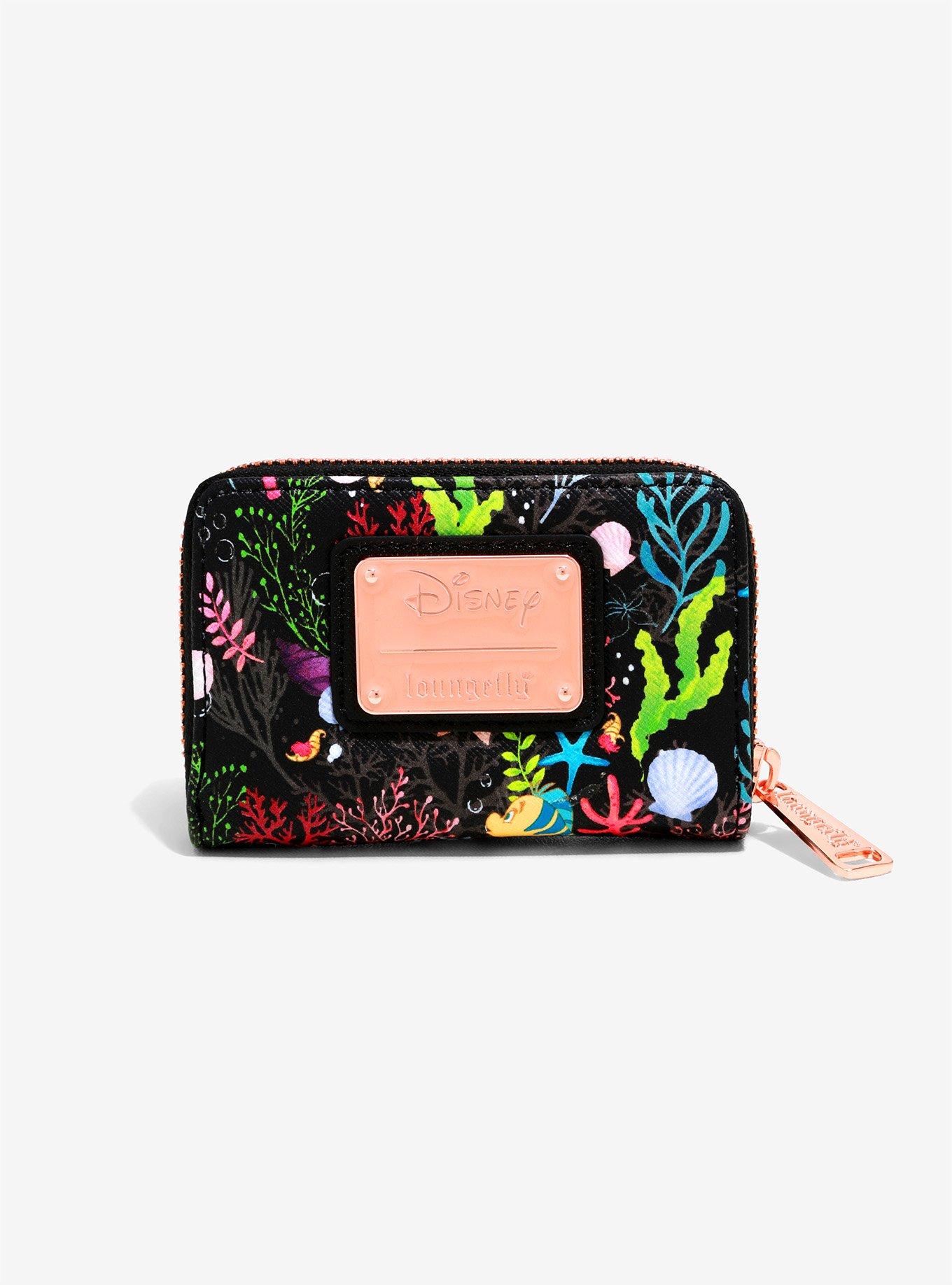 Loungefly Disney The Little Mermaid Flounder & Sebastian Undersea Cardholder - BoxLunch Exclusive, , hi-res