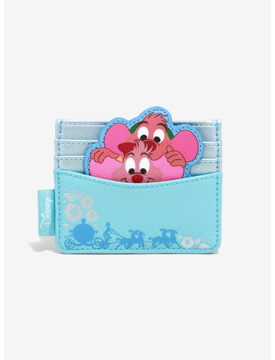 Loungefly Disney Cinderella Jaq & Gus Cardholder - BoxLunch Exclusive, , hi-res