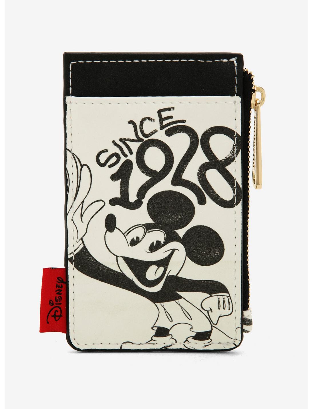 Loungefly Disney Mickey Mouse Since 1928 Cardholder - BoxLunch Exclusive, , hi-res