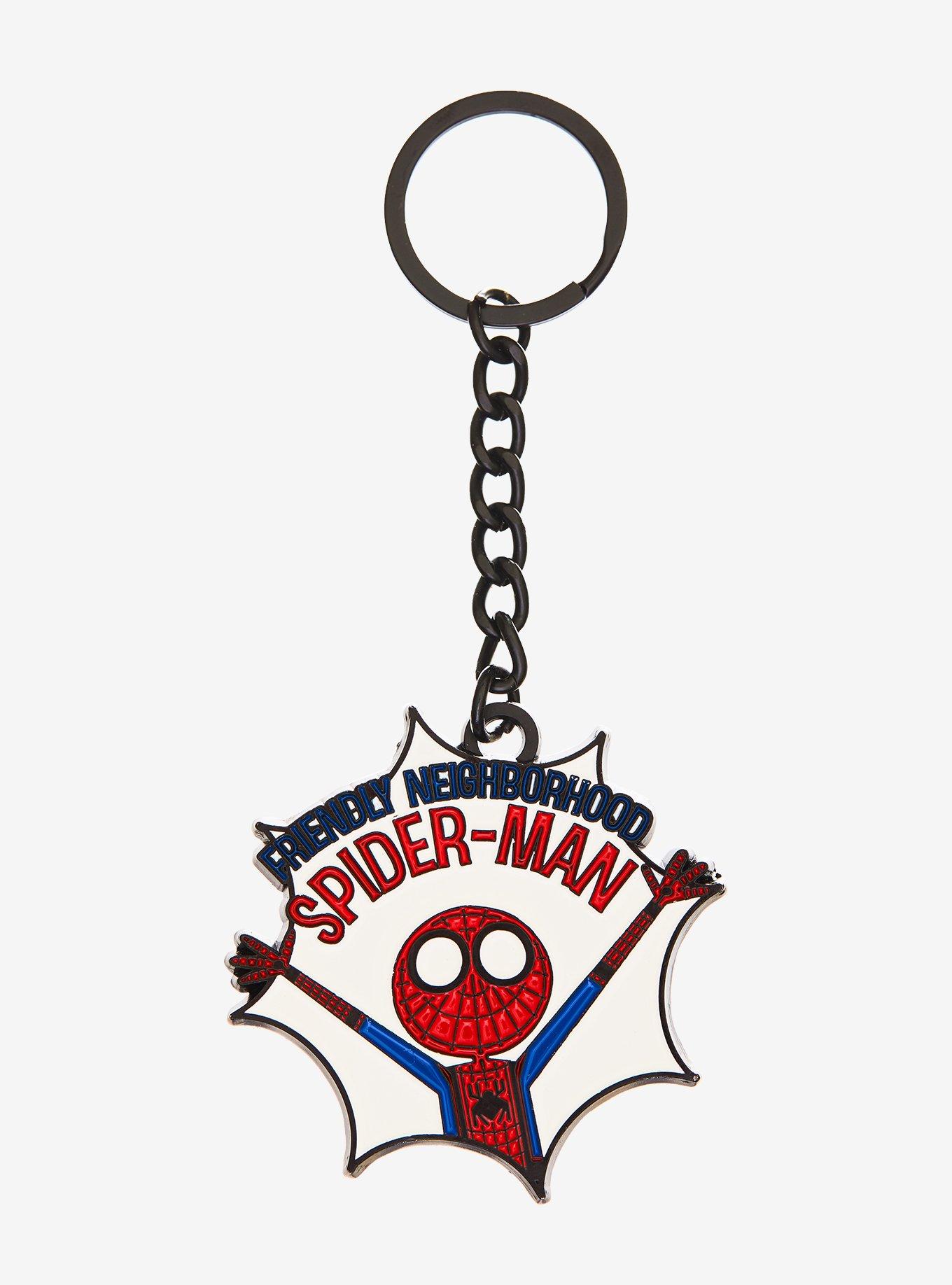 Marvel Spider-Man Friendly Neighborhood Keychain - BoxLunch Exclusive, , hi-res