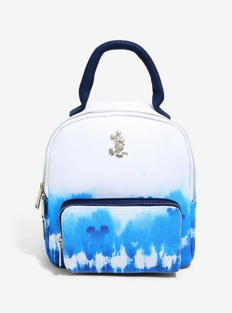 Disney Loungefly Mickey Mouse Blue Tie Dye Canvas Mini Backpack Loungefly Disney Mickey Mouse & Friends Tie-Dye Mini  main image 4