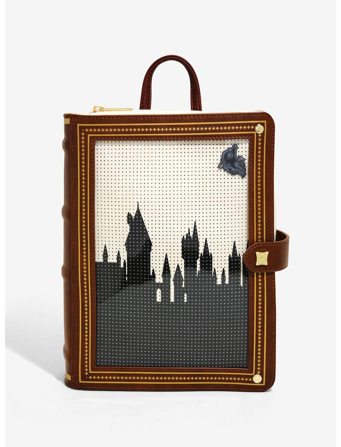 Loungefly Harry Potter Hogwarts Book Pin Collector Mini Backpack - BoxLunch Exclusive, , hi-res