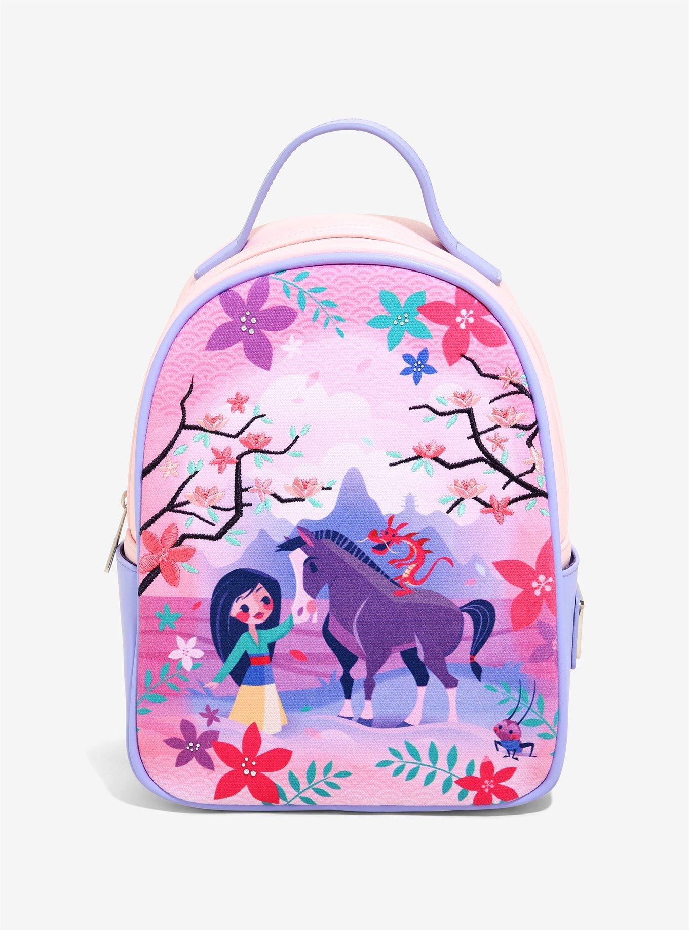 Disney mulan and mushu hot 3d and beaded loungefly mini backpack