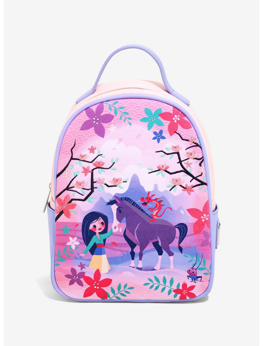 Loungefly Disney Mulan & Friends Canvas-Faced Mini Backpack - BoxLunch Exclusive, , hi-res
