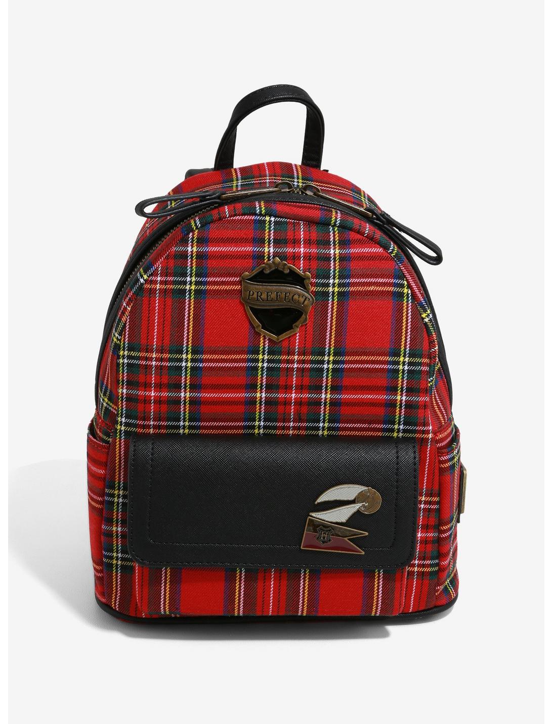 Loungefly Harry Potter Prefect Plaid Mini Backpack - BoxLunch Exclusive, , hi-res