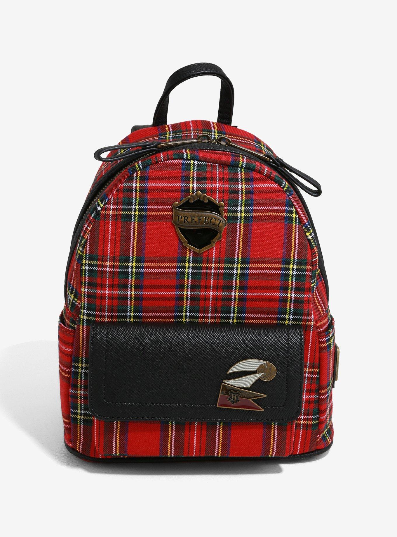 Loungefly Harry Potter Prefect Plaid Mini Backpack - BoxLunch Exclusive, , hi-res