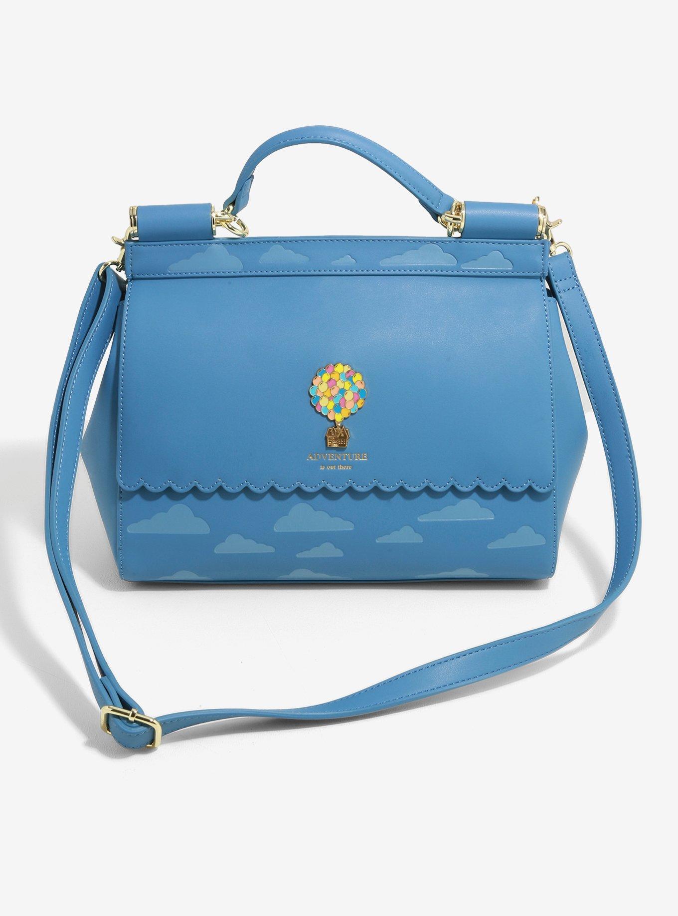 Loungefly Disney Pixar Up Carl & Ellie Adventure Crossbody Bag - BoxLunch  Exclusive