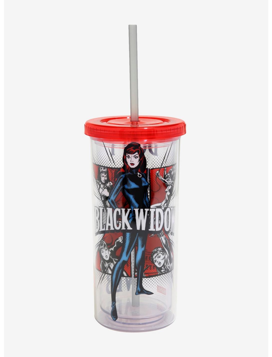 Marvel Black Widow Comic Acrylic Travel Cup, , hi-res