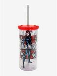 Marvel Black Widow Comic Acrylic Travel Cup, , hi-res