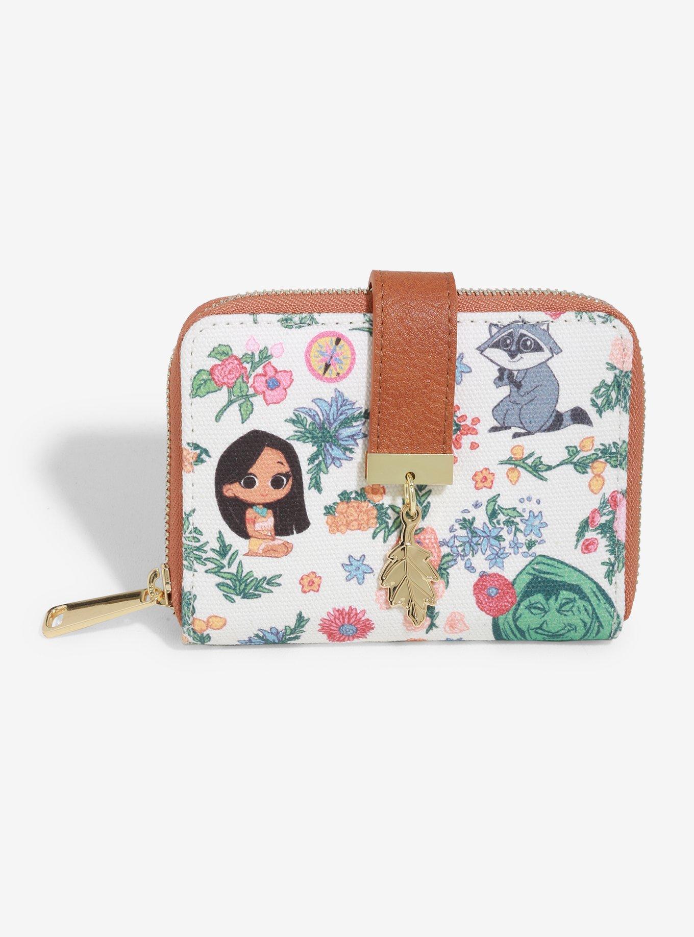 Her Universe Disney Pocahontas Chibi Small Zip Wallet - BoxLunch Exclusive, , hi-res