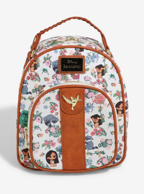 Her Universe Pocahontas Chibi Meeko Flit Floral Backpack BoxLunch Exclusive NWT Her Universe Pocahontas Chibi Meeko Flit Floral Backpack  main image 2