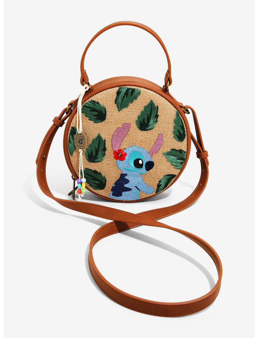 Loungefly Disney Lilo & Stitch Floral Basket Crossbody Bag - BoxLunch Exclusive, , hi-res