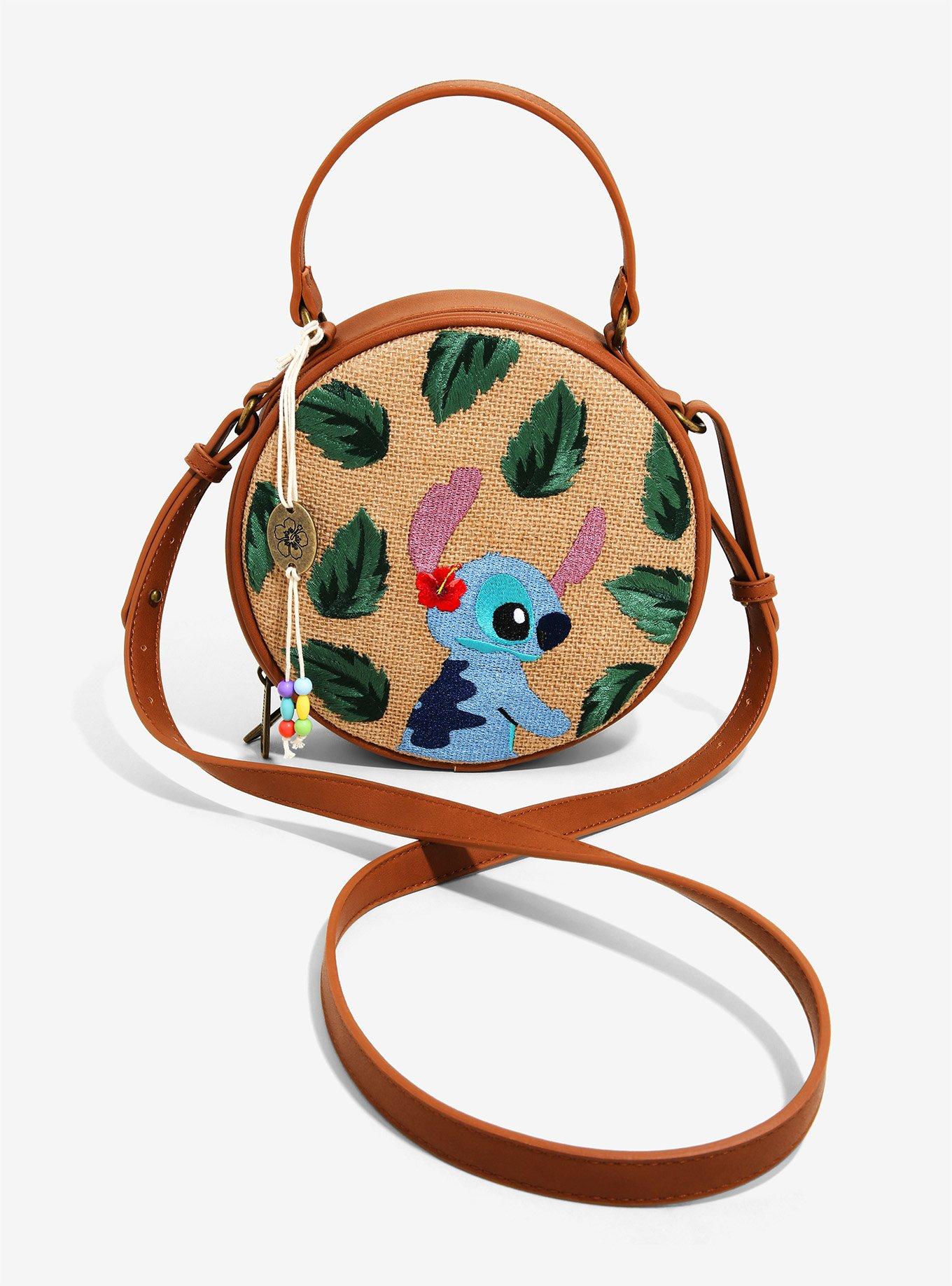 Loungefly Disney Lilo & Stitch Floral Passport Crossbody Bag