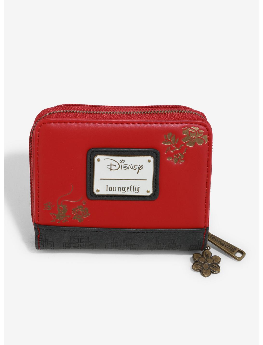 Loungefly Disney Mulan Blossom Pin Collector Wallet - BoxLunch Exclusive, , hi-res
