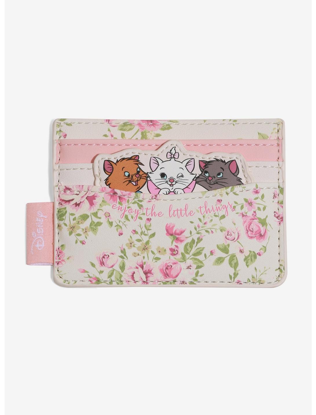 Loungefly Disney The Aristocats Floral Cardholder - BoxLunch Exclusive, , hi-res