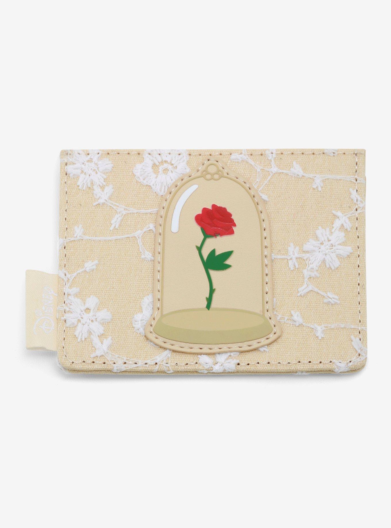 Loungefly Disney Beauty and the Beast Lace Cardholder - BoxLunch Exclusive, , hi-res