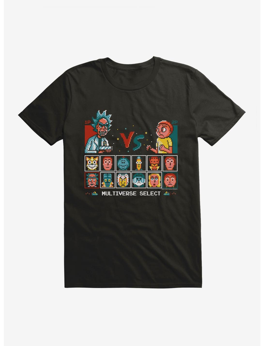 Rick And Morty Multiverse Select T-Shirt, BLACK, hi-res