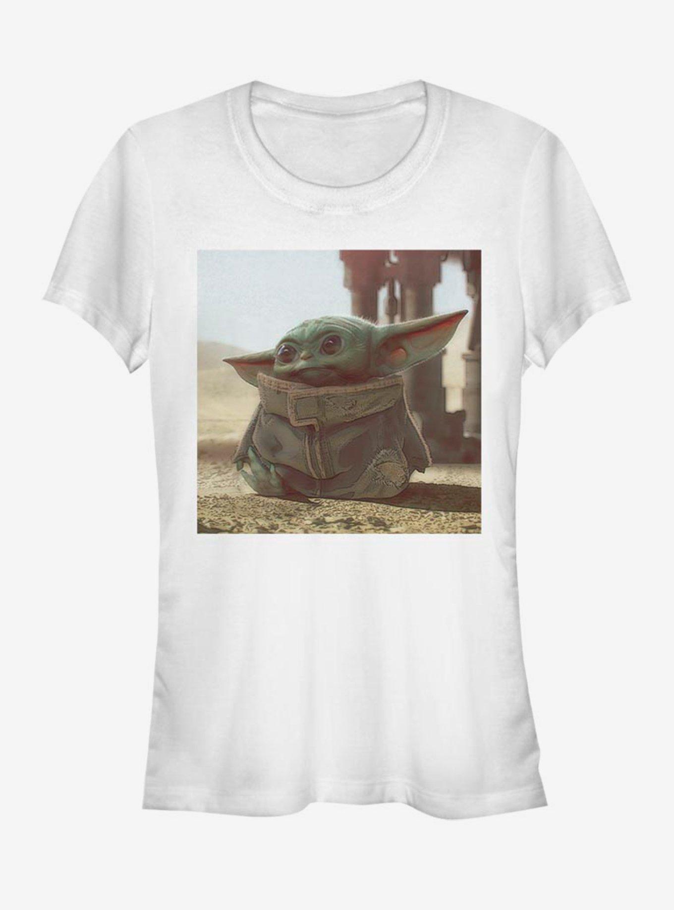 Star Wars The Mandalorian The Child Photoreal Square Scene Girls T-Shirt, , hi-res