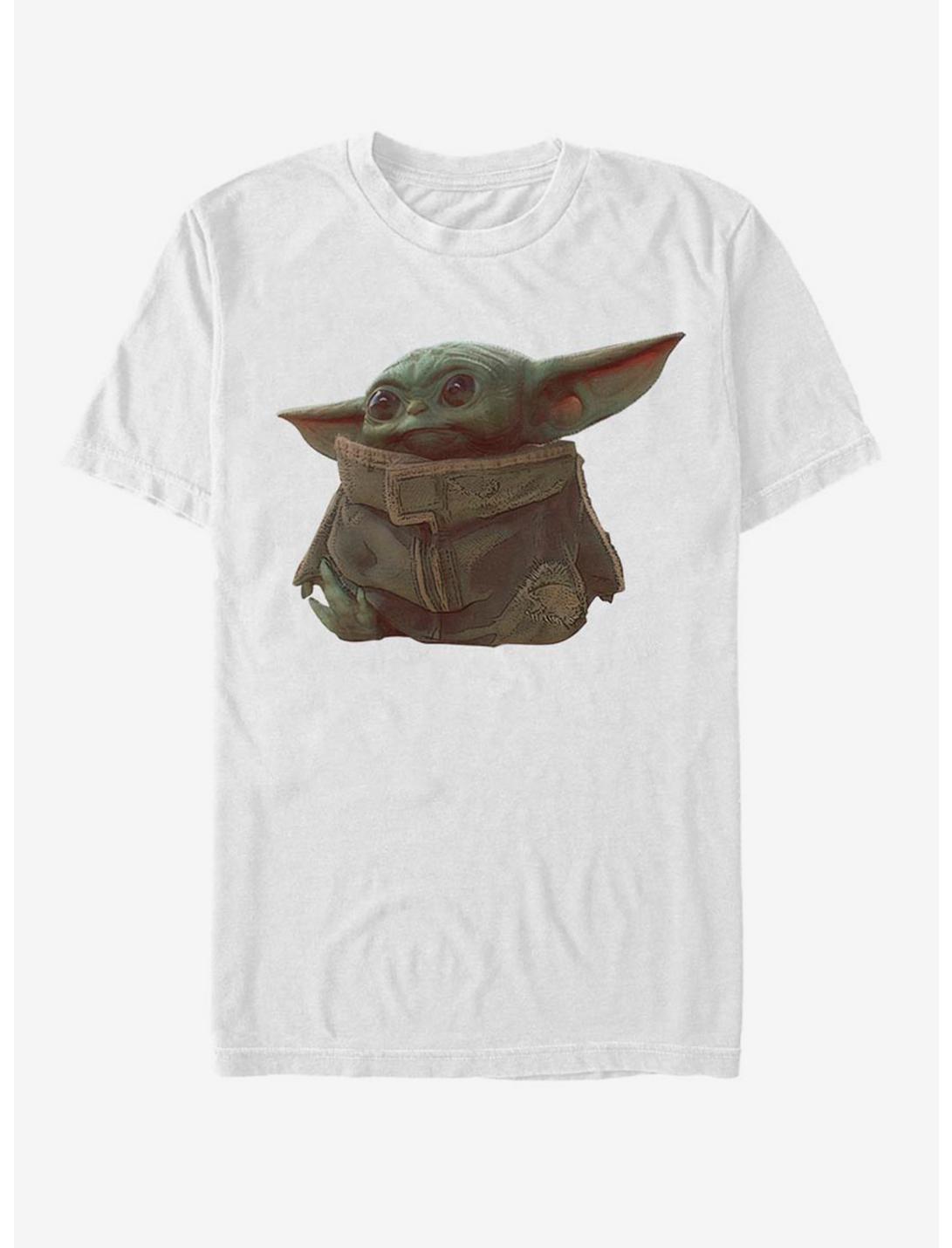 Star Wars The Mandalorian Baby Yoda Poster T-Shirt, WHITE, hi-res