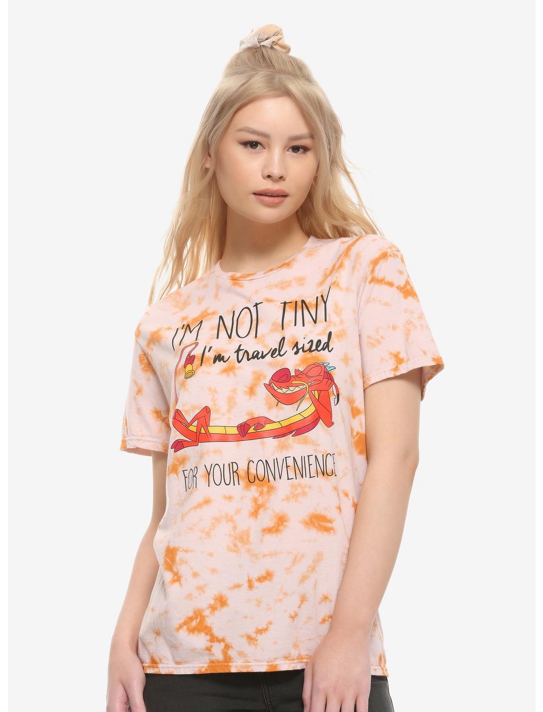Disney Mulan Mushu Tie-Dye Girls T-Shirt Hot Topic Exclusive, MULTI, hi-res