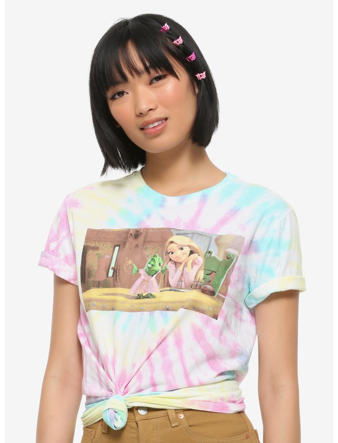 Disney Tangled Pascal Rapunzel Dress Tie-Dye Girls T-Shirt, MULTI, hi-res