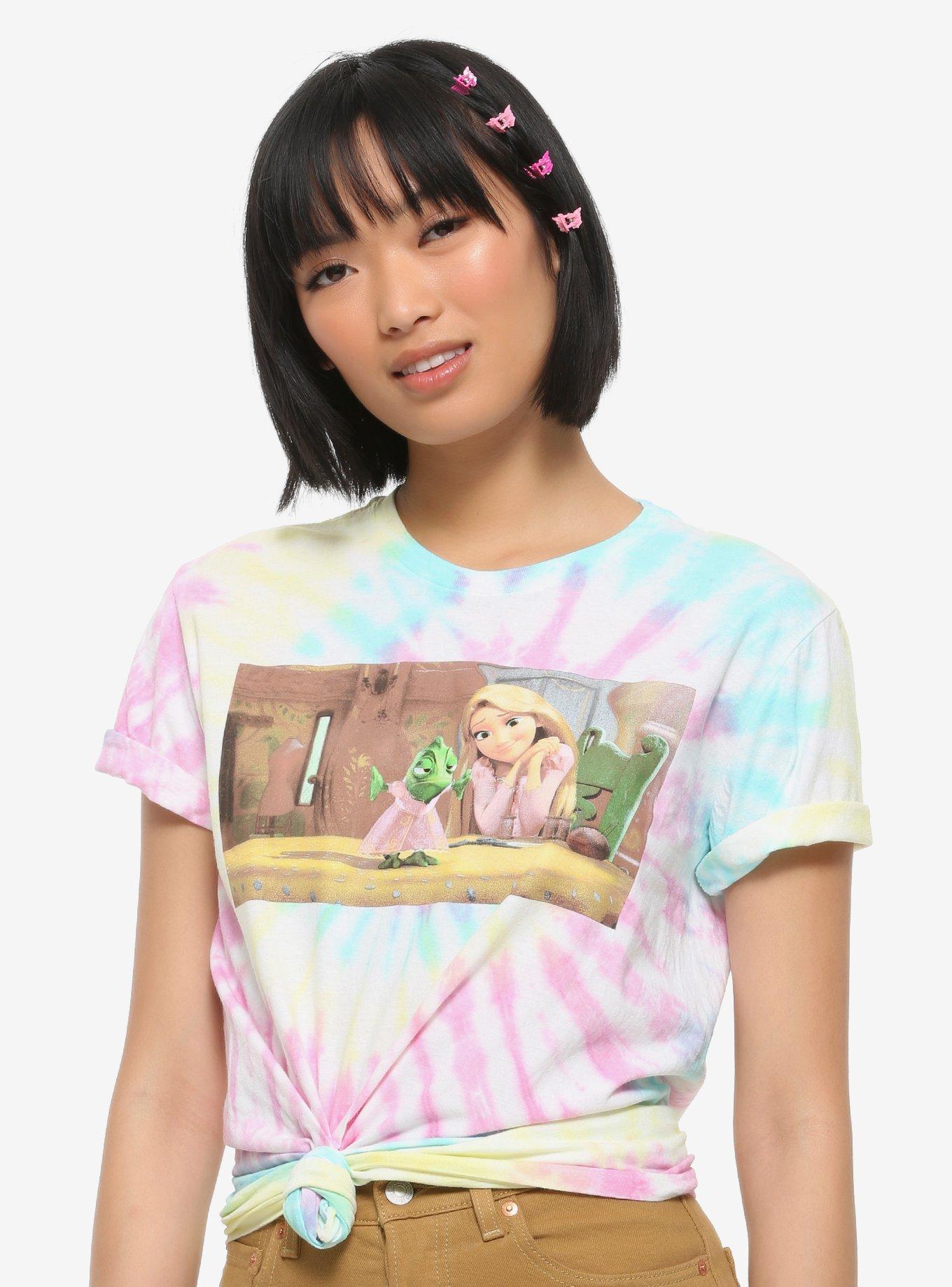 Disney Tangled Pascal Rapunzel Dress Tie-Dye Girls T-Shirt, MULTI, hi-res