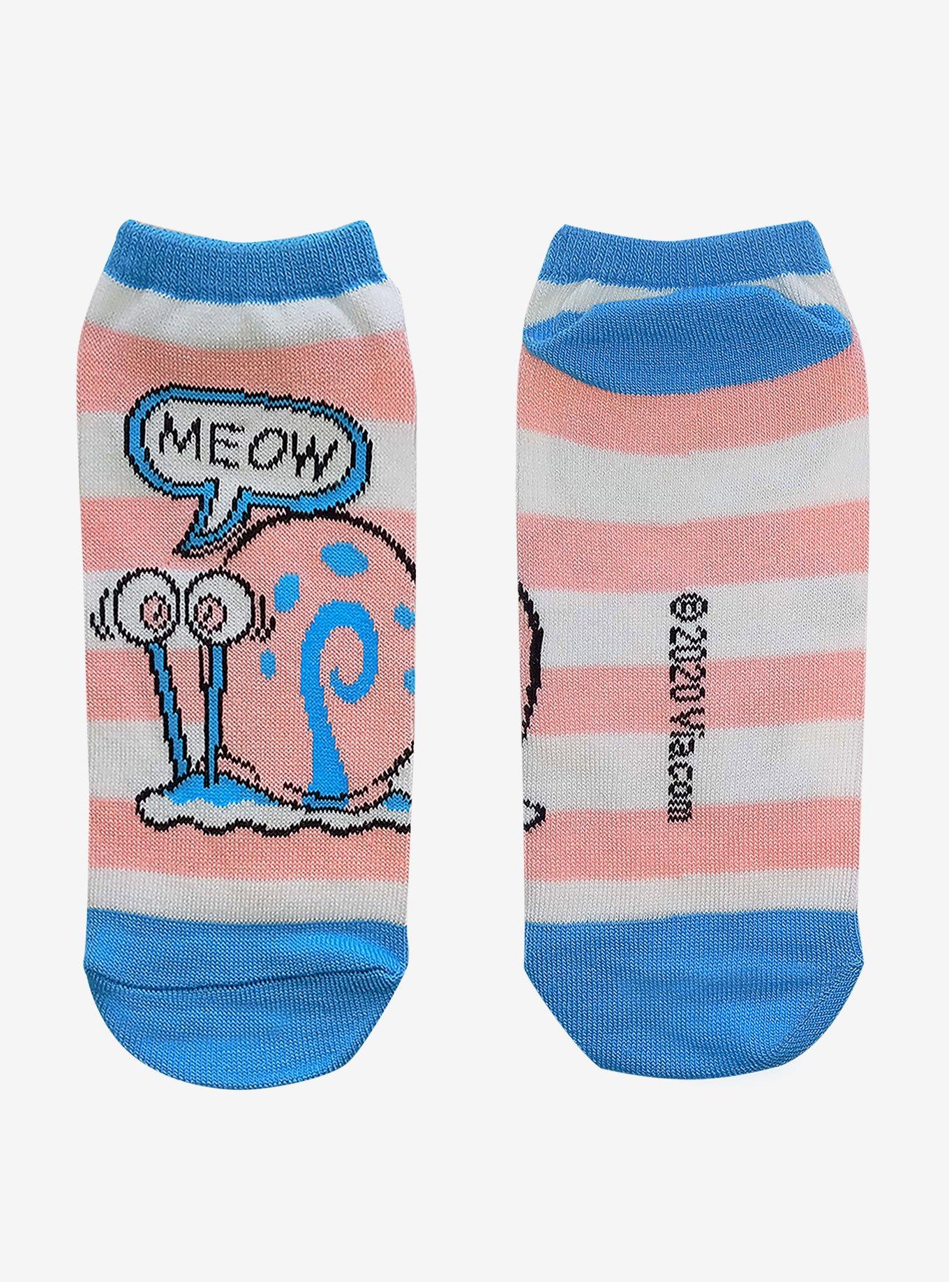 SpongeBob SquarePants Gary Meow No-Show Socks, , hi-res