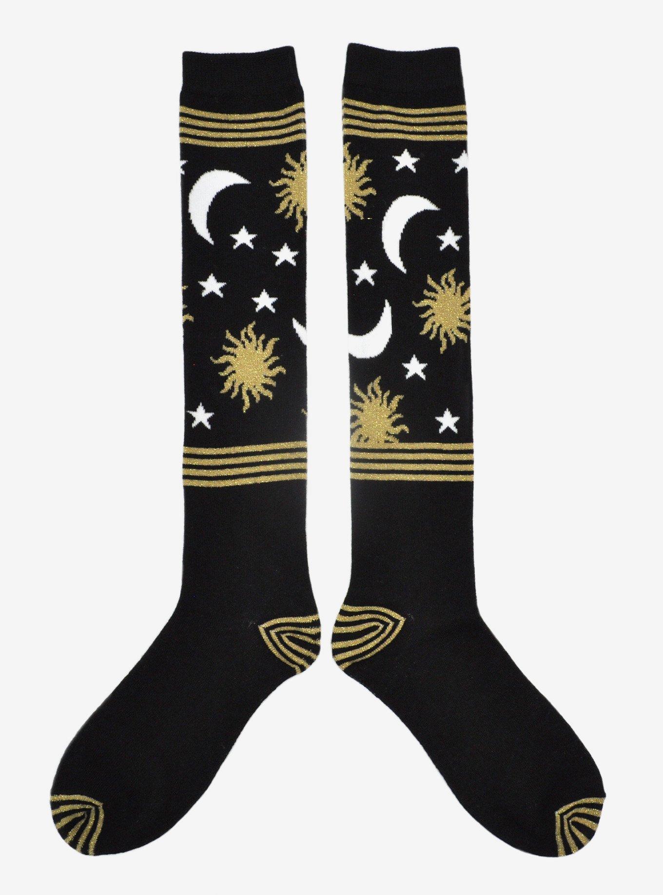 Celestial Stripe KneeHigh Socks Hot Topic