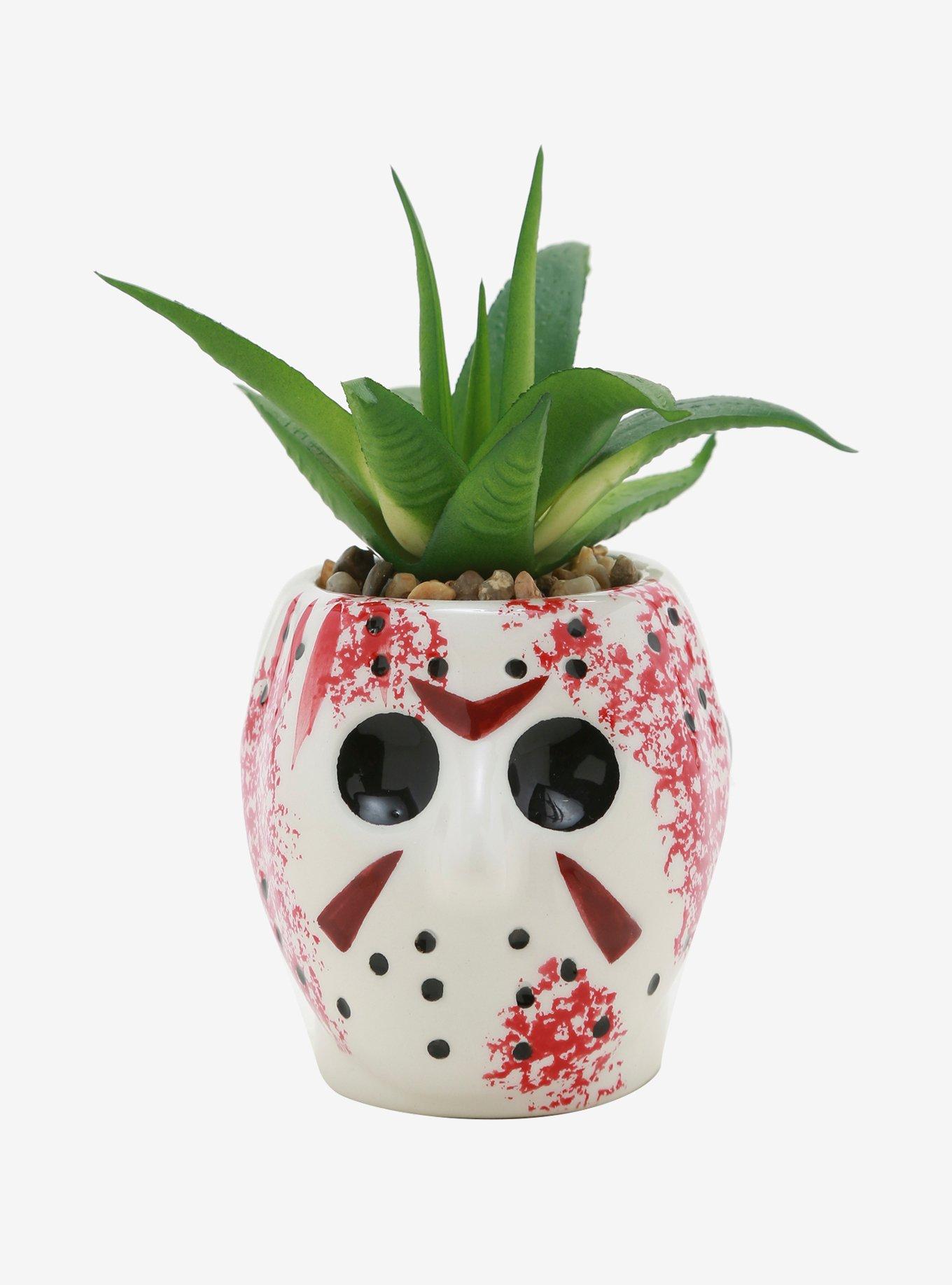 Friday The 13th Jason Mask Mini Planter, , hi-res view 1