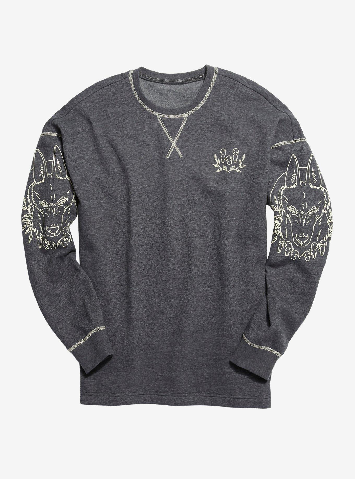 Our Universe Studio Ghibli Earth Day Collection Princess Mononoke Moro Long-Sleeve T-Shirt, , hi-res